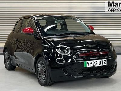 Used Fiat 500e Red 86 kW (118 HP) 2022 Black Hatchback