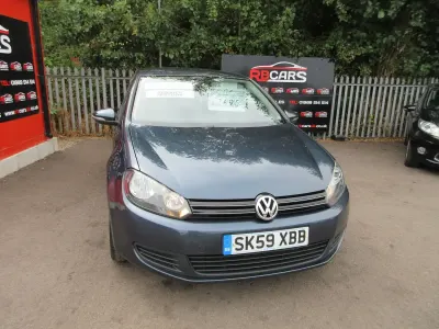Used VW Golf VI SE 122 HP (89 kW) 2009 Blue Hatchback
