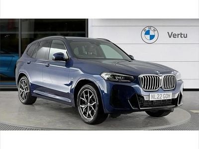 Used BMW X3 M Sport 292 HP (214 kW) 2022 Blue SUV