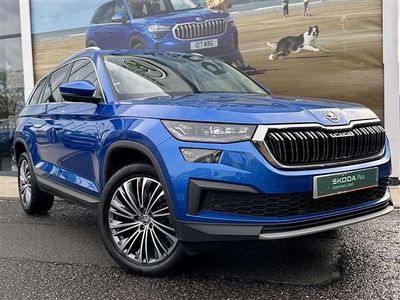 Race blue metallic Used 2022 Skoda Kodiaq SE L Executive SUV | £25,780 (A bit pricey)