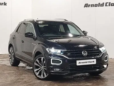Used VW T-Roc R-line 115 HP (84 kW) 2019 Black SUV