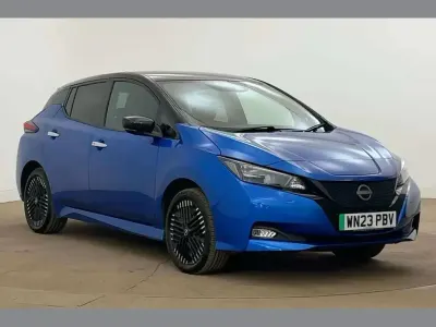 Used Nissan Leaf Tekna 160 kW (218 HP) 2023 Blue Hatchback