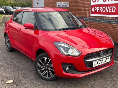 Red Used 2022 Suzuki Swift SZ5 Hatchback | £14,195 (A bit pricey)