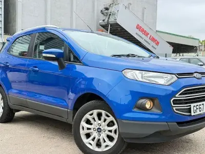 Used Ford Ecosport Zetec 125 HP (91 kW) 2017 Blue SUV