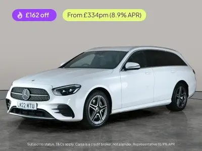 Used Mercedes E300 AMG line 2022 White Estate