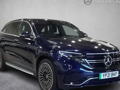Used Mercedes EQC400 AMG line 300 kW (408 HP) 2021 Blue SUV