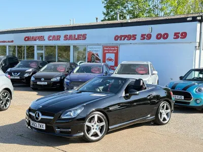 Usado Mercedes SLK250 AMG 2013 Negro Descapotable