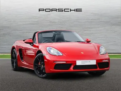 Begagnad Porsche Boxster 344 HK (253 kW) 2019 Röd Cab