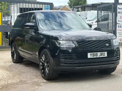 Begagnad Land Rover Range Rover Vogue 2018 Svart SUV