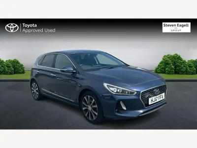 Used Hyundai i30 Premium 90 HP (66 kW) 2017 Blue Hatchback
