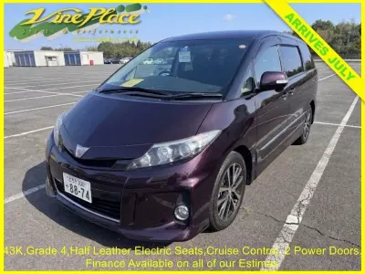 Used Toyota Estima Edition 170 HP (125 kW) 2015 Purple MPV