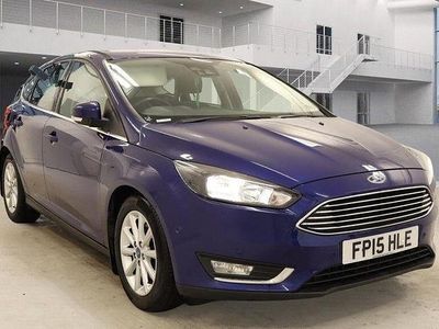 Used Ford Focus Titanium 2015 Blue Hatchback