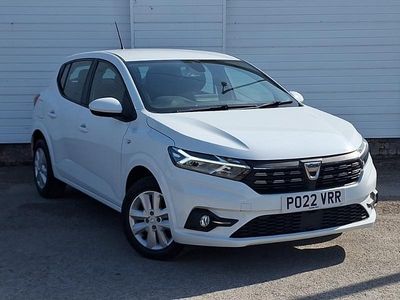 Begagnad Dacia Sandero Comfort 91 HK (66 kW) 2022 Vit Halvkombi