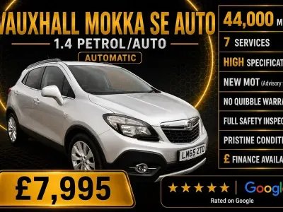 Used Vauxhall Mokka 2015 Silver SUV