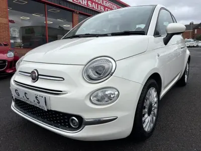 Used Fiat 500 Lounge 69 HP (50 kW) 2018 White Hatchback