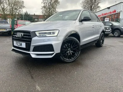 Used Audi Q3 Black Edition 150 HP (110 kW) 2017 Silver SUV