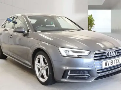 Used Audi A4 S-Line 150 HP (110 kW) 2018 Grey Sedan