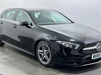 Used Mercedes A250 AMG Line Premium 224 HP (164 kW) 2019 Black Hatchback