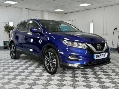 Used Nissan Qashqai N-Connecta 115 HP (84 kW) 2019 Blue SUV
