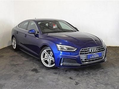 Blue Used 2017 Audi A5 S-Line Hatchback | £10,995 (Good price)