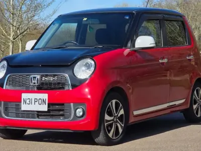 Używany Honda N Box 2014 Czerwony Minivan