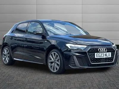 Used Audi A1 Sportback S-Line 148 HP (108 kW) 2023 Mythos black Hatchback