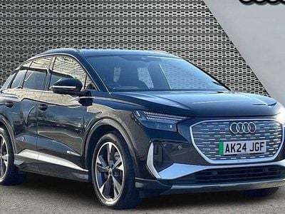 Black Used 2024 Audi Q4 e-tron S-Line SUV | £35,658 (Fair price)