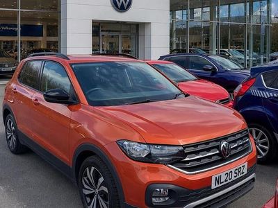 Used VW T-Cross SE 115 HP (84 kW) 2020 Orange SUV