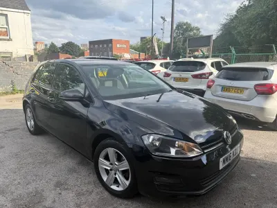 Used VW Golf VII Edition 110 HP (80 kW) 2016 Black Hatchback