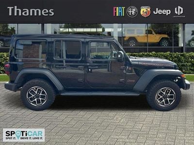 Black Used 2024 Jeep Wrangler Rubicon SUV | £47,745 (A bit pricey)