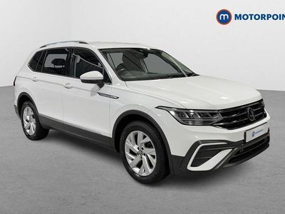 White Used 2022 VW Tiguan Allspace Life SUV | £20,299 (Fair price)