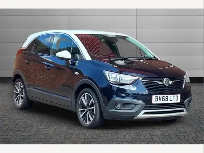 Used Vauxhall Crossland X Elite 83 HP (61 kW) 2018 Dark moon blue SUV