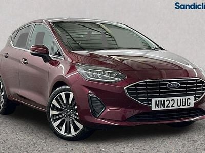 Red Used 2022 Ford Fiesta Titanium Hatchback | £12,404 (Fair price)