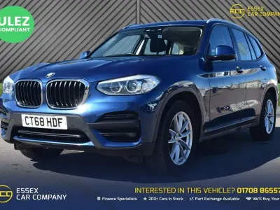 Begagnad BMW X3 Comfort Edition 184 HK (135 kW) 2018 Blå SUV