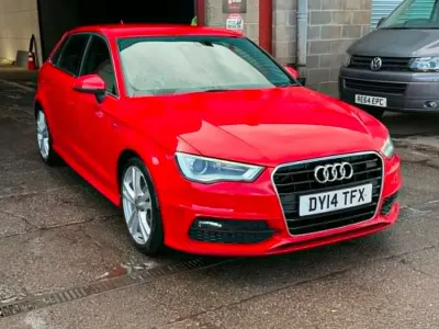 Usado Audi A3 S-Line 148 HP (108 kW) 2014 Vermelho Citadino