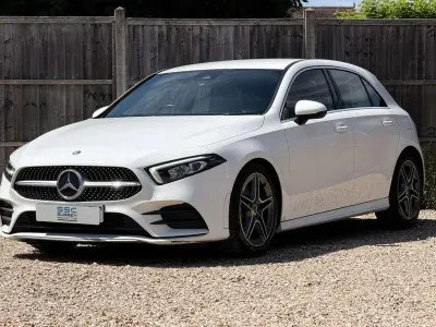 Used Mercedes A180 AMG line 2019 White Hatchback