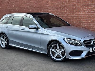 Used Mercedes C250 AMG Line Premium Plus 204 HP (150 kW) 2016 Silver Estate