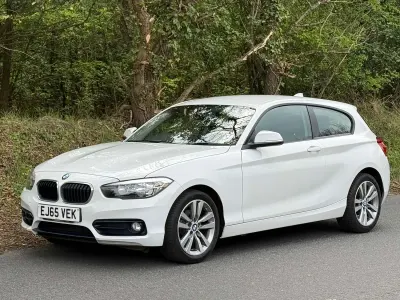 Used BMW 116 Sport Line 2015 White Hatchback
