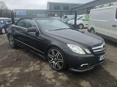 Used Mercedes E350 2011 Black Cabriolet