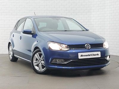 Used VW Polo Edition 60 HP (44 kW) 2017 Blue Hatchback