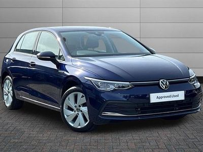 Used VW Golf VII Style 150 HP (110 kW) 2020 Atlantic blue Hatchback
