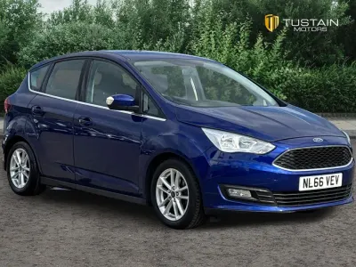 Used Ford C-MAX Zetec 120 HP (88 kW) 2016 Blue MPV