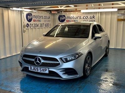 Used Mercedes A200 AMG line 163 HP (119 kW) 2019 Silver Hatchback
