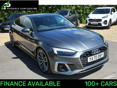 Begagnad Audi A5 S-Line 2021 Grå Sportkupé