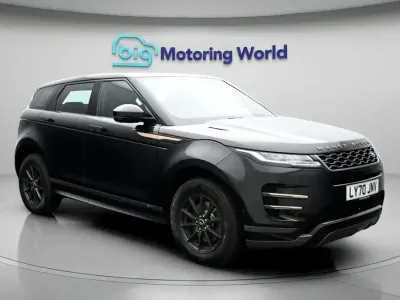 Begagnad Land Rover Range Rover evoque R-Dynamic 161 HK (118 kW) 2021 Svart SUV