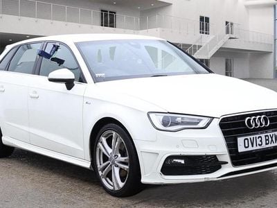White Used 2013 Audi A3 Sportback S-Line Hatchback | £8,694 (Fair price)