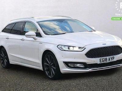 White Used 2018 Ford Mondeo Vignale Estate | £15,999 (Expensive)