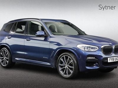 Used BMW X3 M Sport 187 HP (137 kW) 2018 Blue SUV