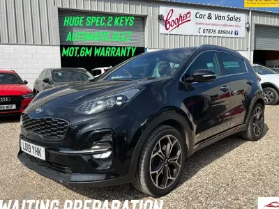 Used Kia Sportage GT-Line 177 HP (130 kW) 2019 Black SUV
