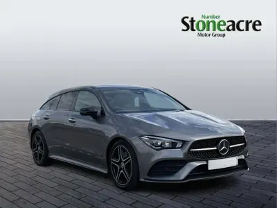Used Mercedes CLA200 AMG Line Premium 163 HP (119 kW) 2022 Grey Coupe